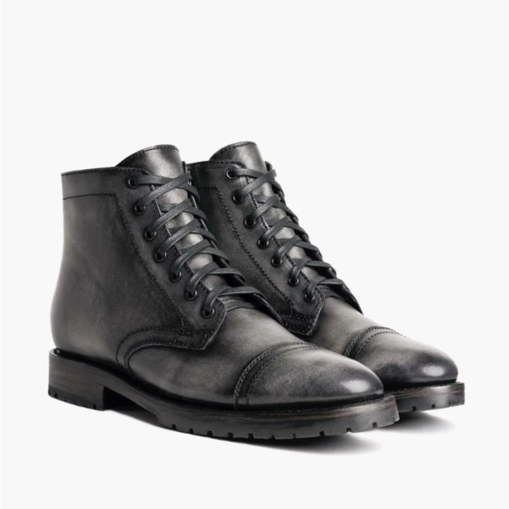 Thursday Boot Company Black/gray Men's Leather Boots